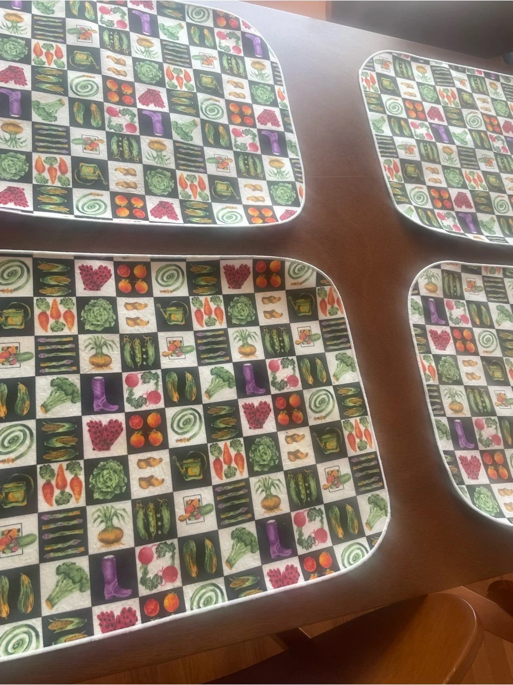 Vintage kitchen placemats